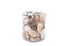 black tan white cream seashell pack